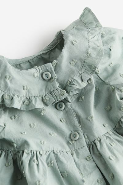 Cotton Dress with Collar | H&M (US + CA)