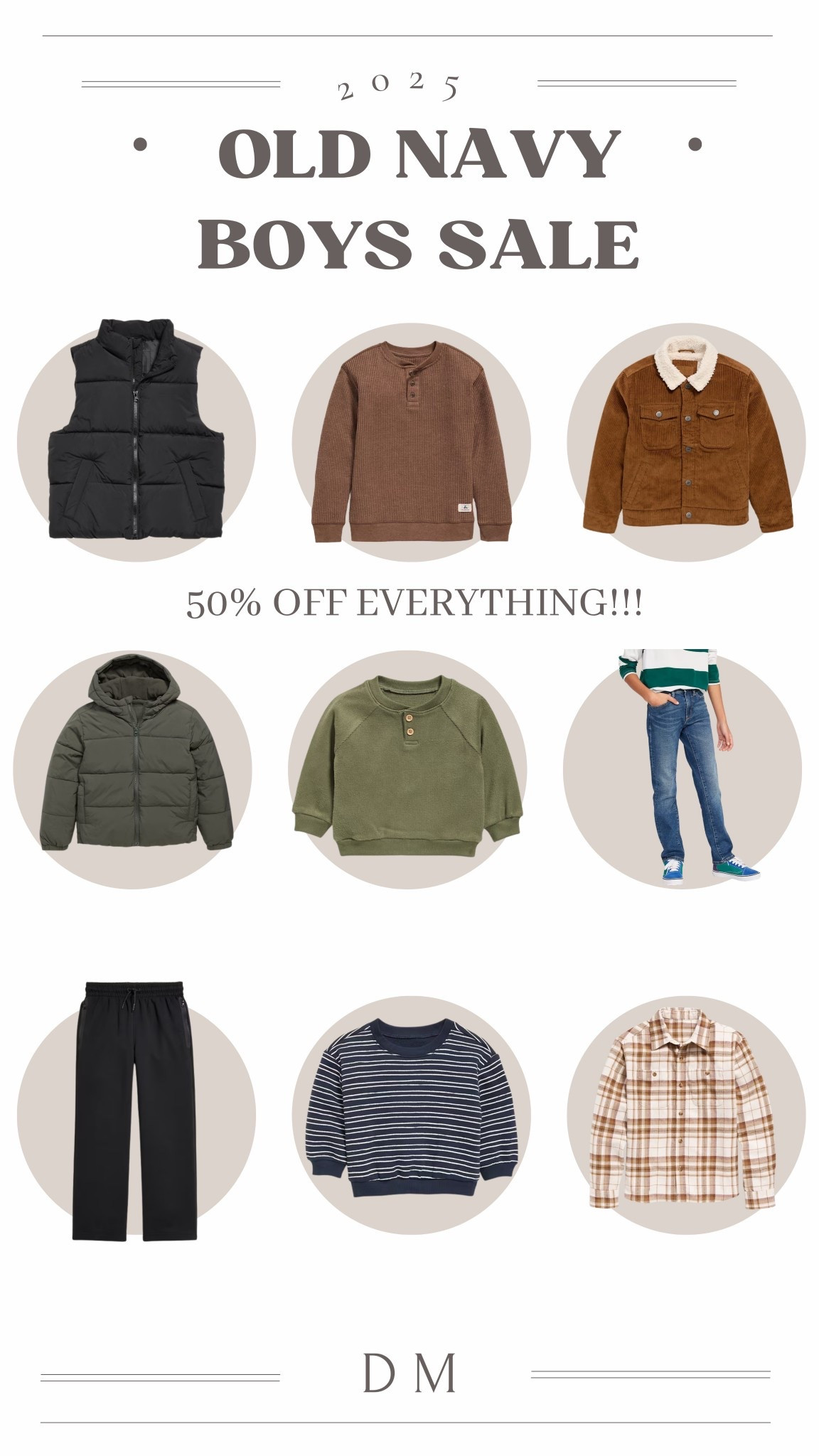 Grab your boys fall/winter wardrobe right now while it’s all 50% off! The cutest basics that you know will last a long time! 


#LTKSaleAlert #LTKFindsUnder50 #LTKKids