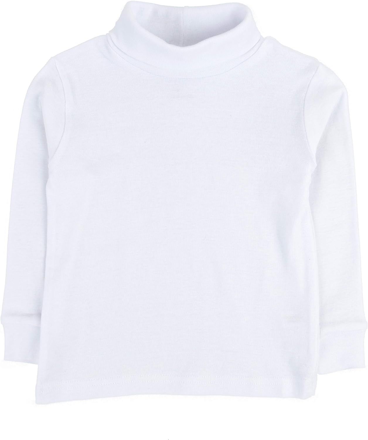 Leveret Girls Boys & Toddler Solid Turtleneck 100% Cotton Kids Shirt (2 Toddler-14 Years) Variety... | Amazon (US)