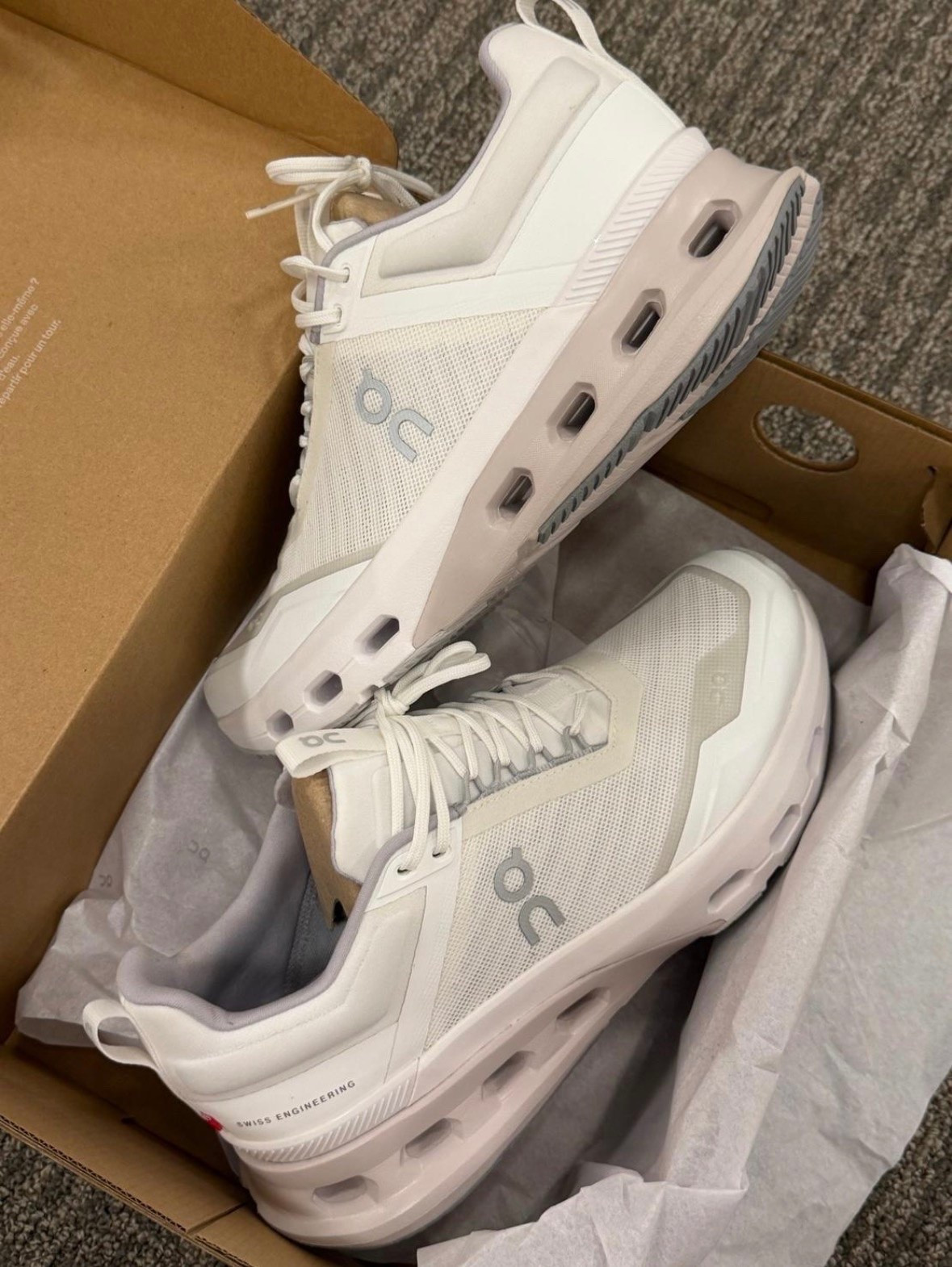 I finally tried these On sneakers after hearing so many people rave about them, and the cushioning really does feel different the second you put them on. The breathable upper keeps them lightweight, while the neutral color works with activewear, travel outfits, and casual everyday looks.

On sneakers, women’s sneakers, comfortable walking shoes, neutral sneakers, cushioned shoes, travel shoes, everyday sneakers, workout shoes, activewear style, themominstyle

#LTKootd #LTKActive #LTKOver40
