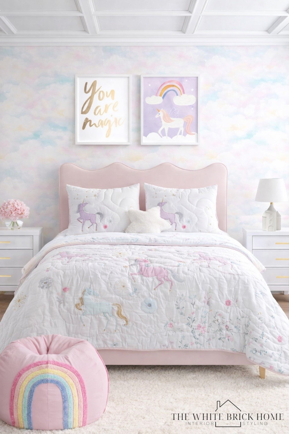 A dream girls bedroom layered in soft pastels, whimsical unicorn details, and cozy textures that feel straight out of a fairytale! 
❤️❤️
Girls room, toddler girl, girls bedroom, pink bedroom, pink room, girls room unicorn, girls room princess, princess bedroom, girls room decor, girls room ideas, girls room bed, girls room nightstand, girls room wall art, girls room bedding, girls room furniture, wayfair girls furniture, girls room ideas, girls room decor, bedroom, bed, kids room, kids bedroom, girls room pink princess, pink bedroom girls, unicorn, unicorn bedroom, pastel bedroom, wayfair girls room, wayfair, bean bag, girls room bean bag, girls room ideas, pottery barn kids, minted, target, wayfair 


#LTKHome #LTKSaleAlert #LTKKids