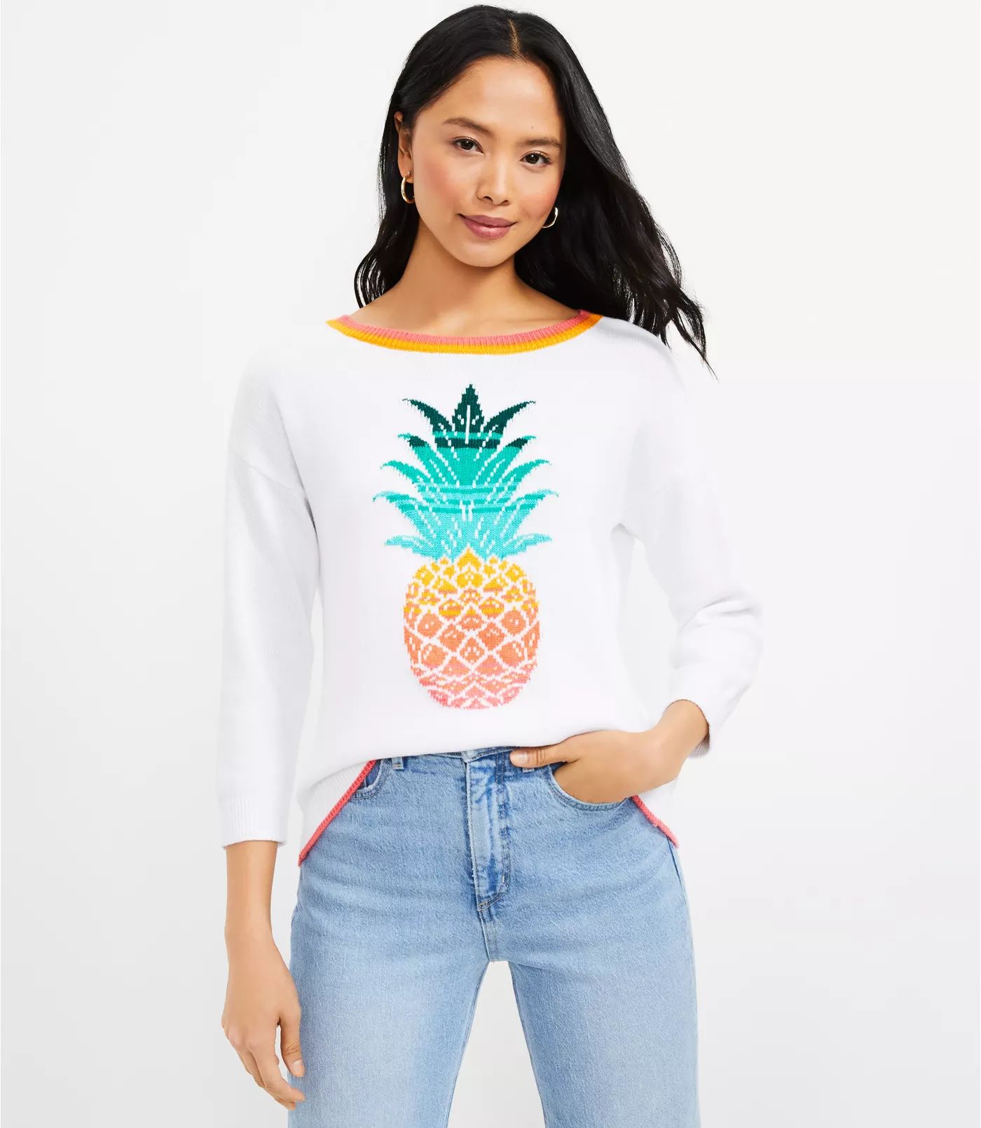 Pineapple Sweater | LOFT