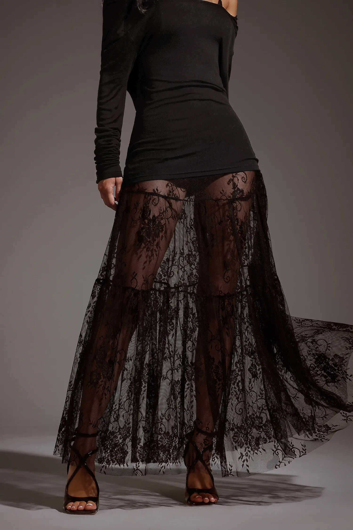 Yalyka Lace Maxi Skirt | Bellabarnett Affiliate Marketing