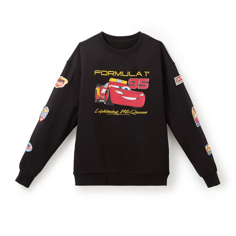 Disney and Pixar's Cars with Formula 1\u00ae Lightning McQueen Pullover Sweatshirt for Adults | Disney Store