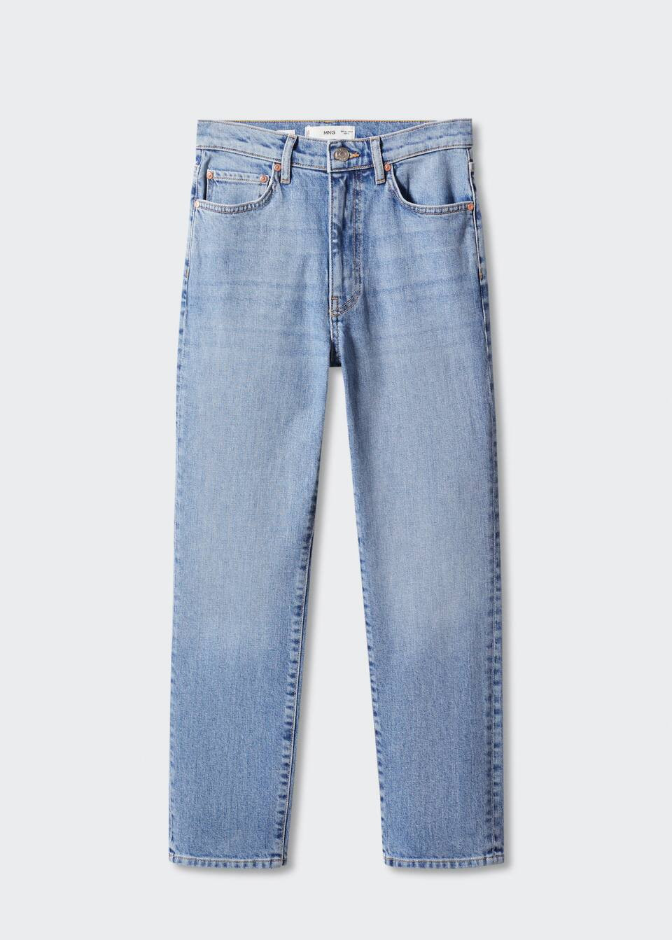 Slim cropped jeans -  Women | Mango United Kingdom | MANGO (UK)