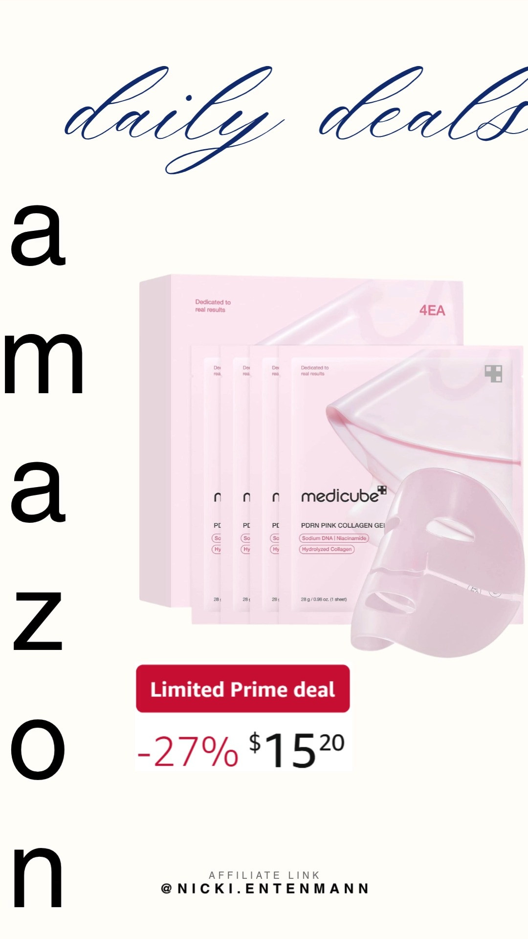 Boost skincare with Medicube Jelly Gel Mask featuring Salmon DNA PDRN Pink Collagen. Hydrating formula delivers radiant glow and firming benefits, making self care routines feel luxurious and effective every day. #medicube #jellygelmask #skincarefinds #pinkcollagen #beautycare #glowingskin #selfcarerituals #beautyhaul #modernliving #skincaretips 🧴✨🌸 

 #LTKselfcare #LTKSaleAlert #LTKBeauty