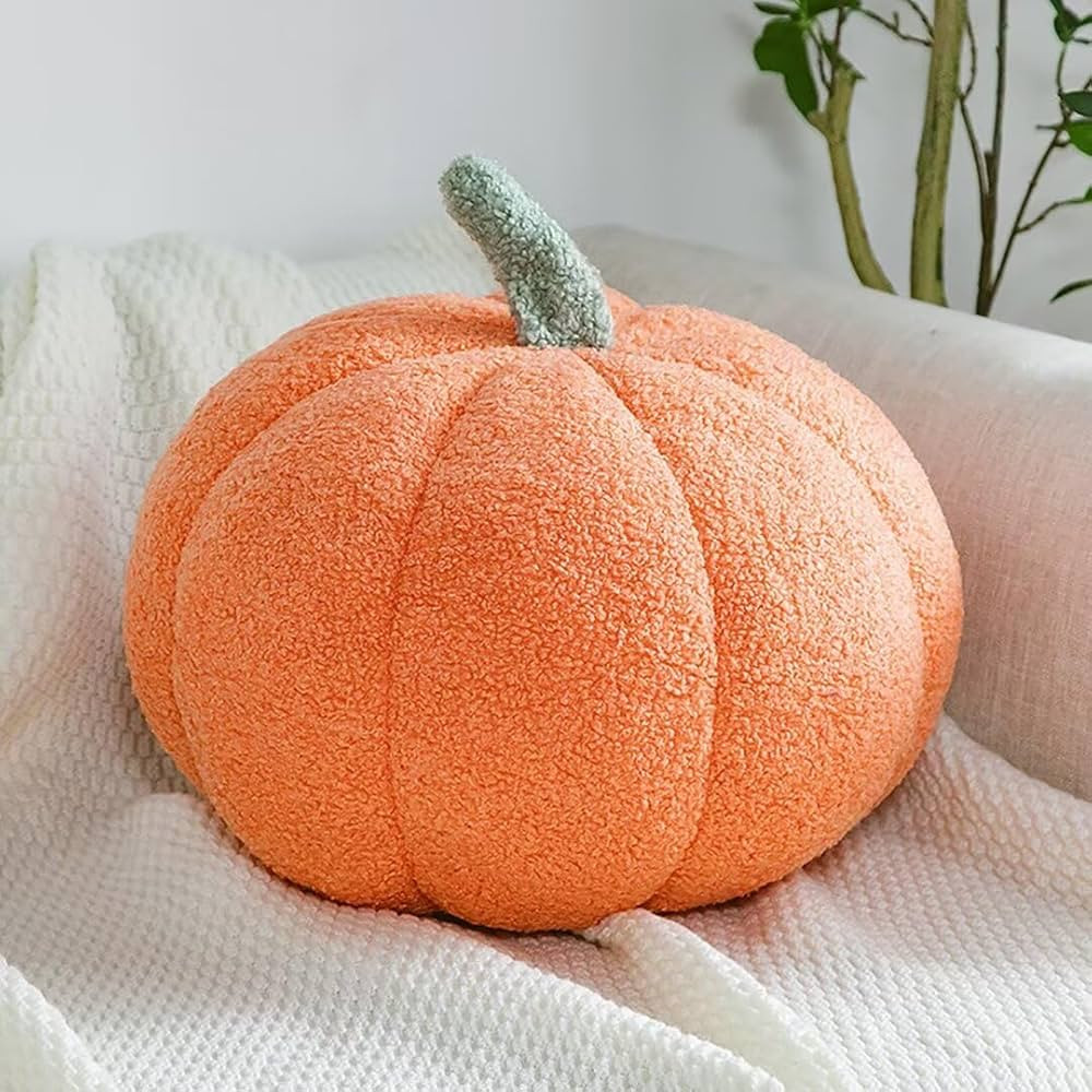 Xinwanhong Pumpkin Cushion, 3D Plush Pumpkin Decorative Cushion Pillow, Birthday Gifts, Seat Cush... | Amazon (DE)