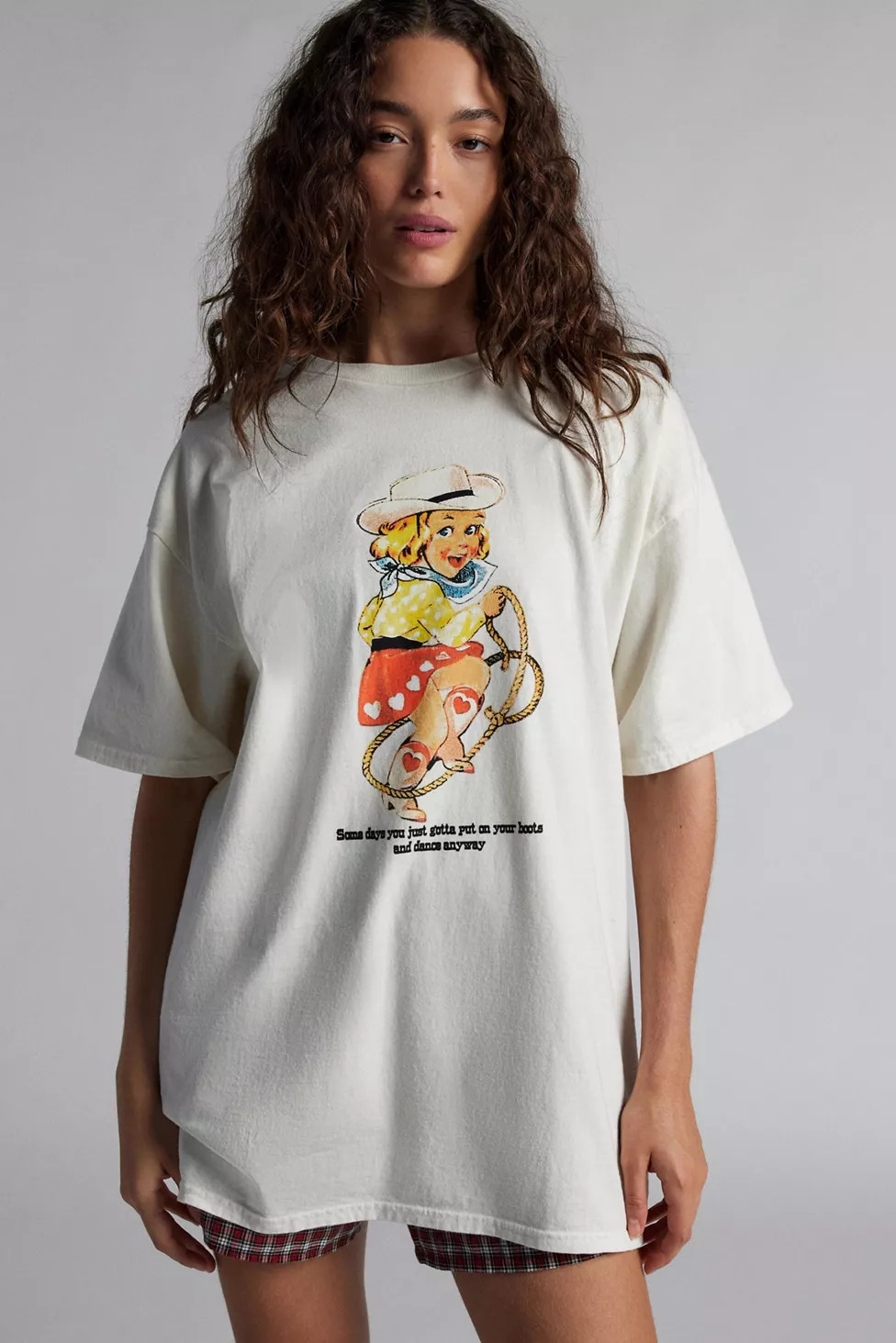 Put On Your Boots Graphic T-Shirt Dress | Urban Outfitters (US and RoW)