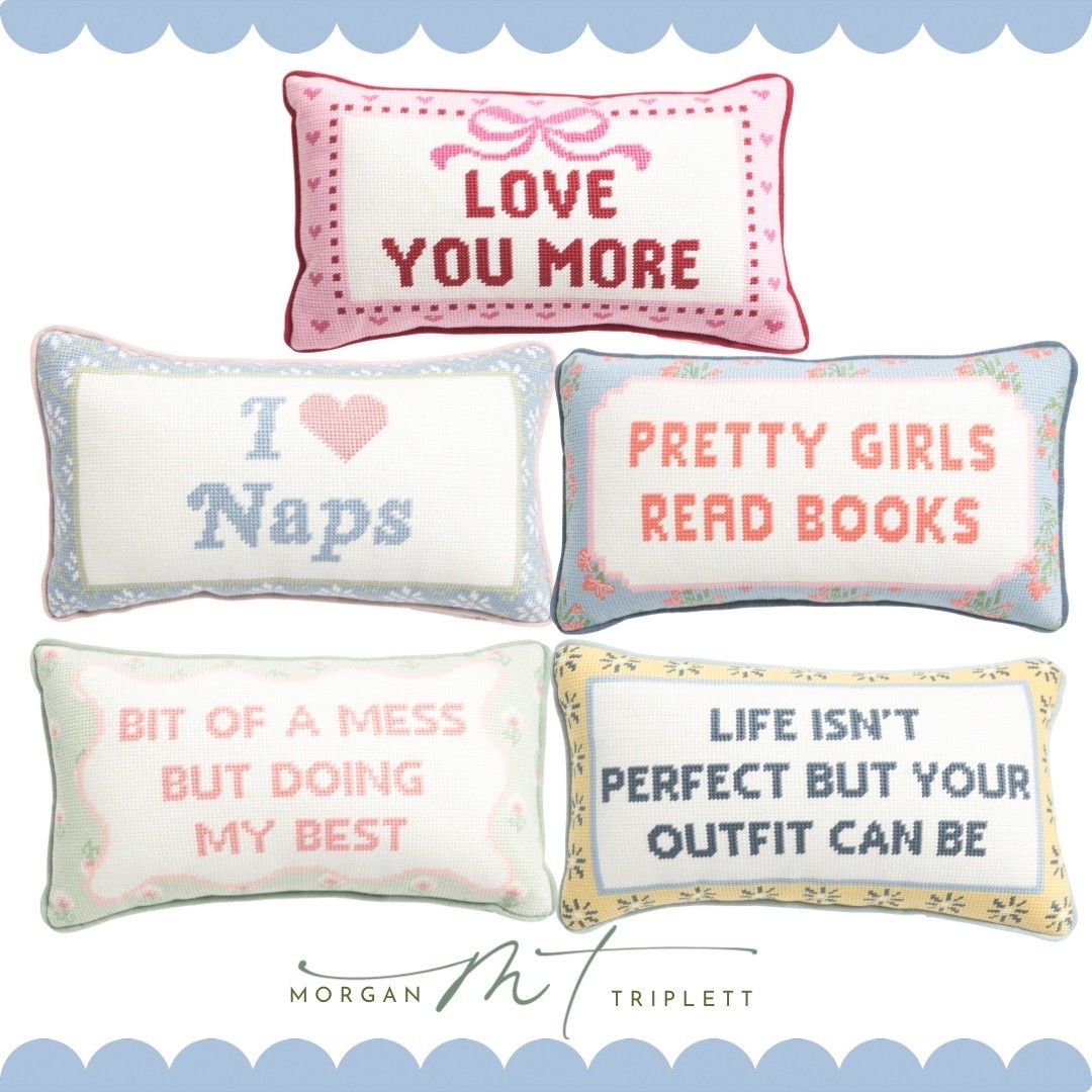 Needlepoint pillows for $20 

Grandmillenial, budget friendly, home decor 

#LTKGiftGuide #LTKFindsUnder50