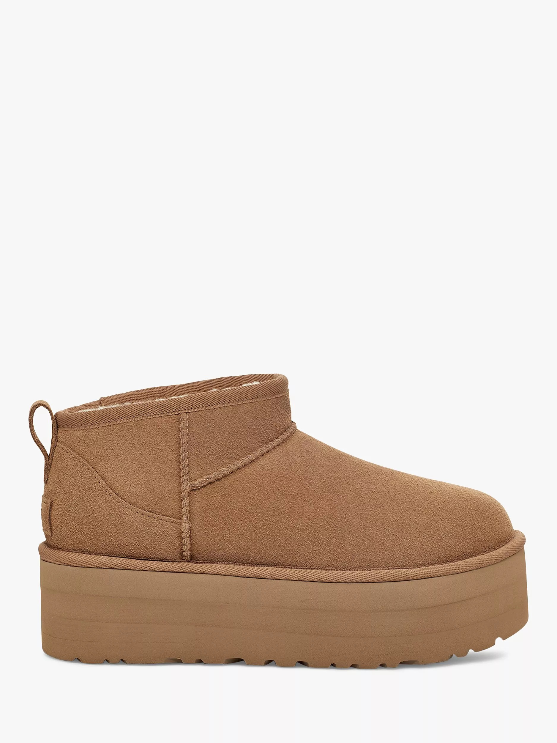 UGGClassic Ultra Mini Platform Suede Boots | John Lewis (UK)