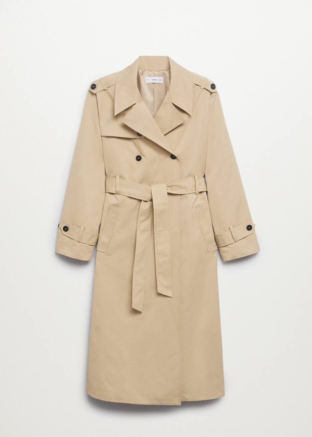 Cotton classic trench coat | MANGO (US)