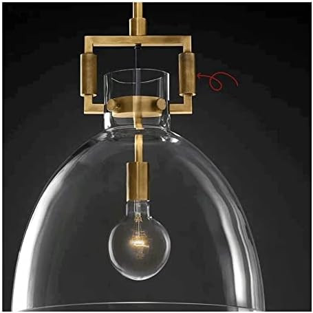 Industrial Pendant Light Modern Light Luxury Pendent Lamp Creative Industrial Glass Chandelier Gl... | Amazon (US)