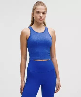 Ebb to Street Cropped Racerback Tank Top   Light Support, B/C Cup | lululemon (AU)