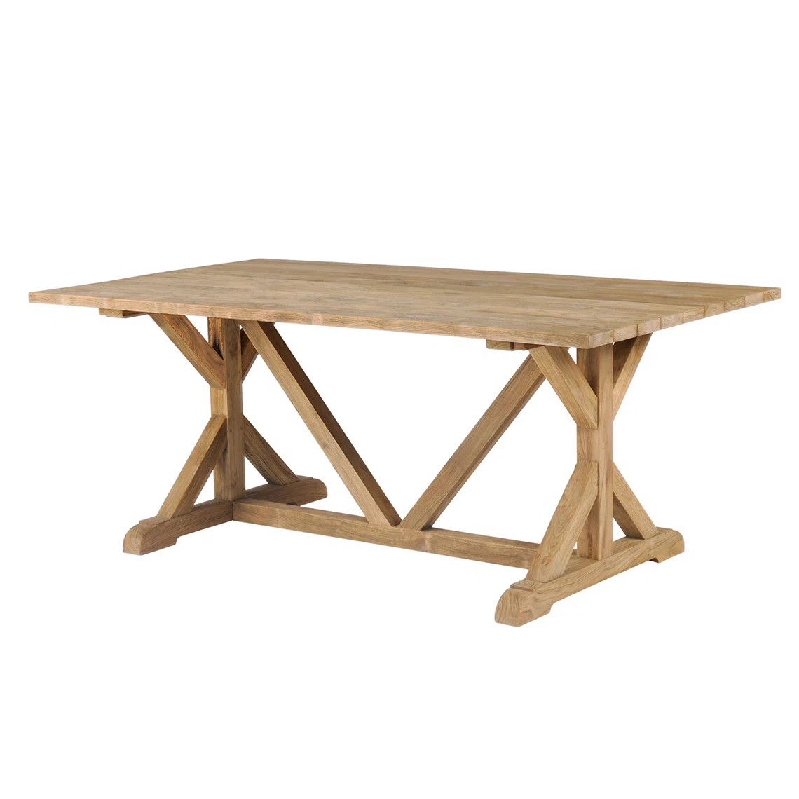 Provence Rectangular Teak Outdoor Dining Table , in. W 39'' in. D | Wayfair North America