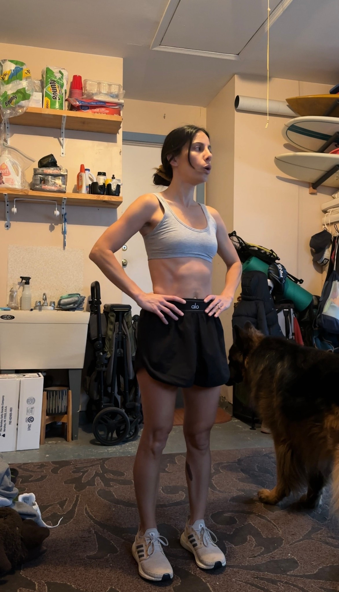 Alo workout shorts and sports bra

#LTKActive #LTKootd #LTKfitnessgoals