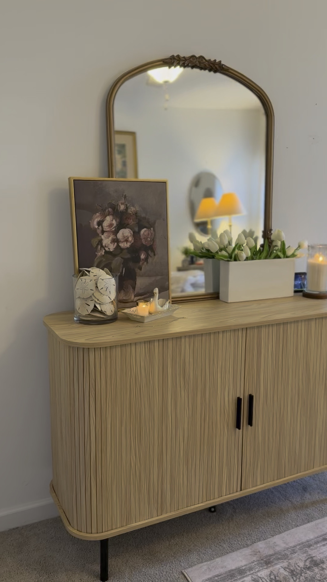 Transform your bedroom into a cozy retreat with these stylish finds! The Vabches White Storage Bench combines practicality and charm, offering extra storage with a clean, minimalist design perfect for the foot of your bed. Pair it with the Ebello Modern Accent Chair for a chic corner that’s perfect for reading or unwinding. The Mid-Century Modern Rounded Sliding Door Sideboard brings retro sophistication to your space while providing ample storage for all your essentials. Complete the look with a Vintage Accent Mirror to add timeless elegance and brighten the room. Shop these must-haves and elevate your bedroom today!

#LTKStyleTip #LTKHome #LTKSaleAlert