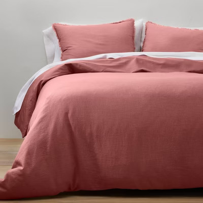 Heavyweight Linen Blend Duvet & Pillow Sham Set - Casaluna™ | Target
