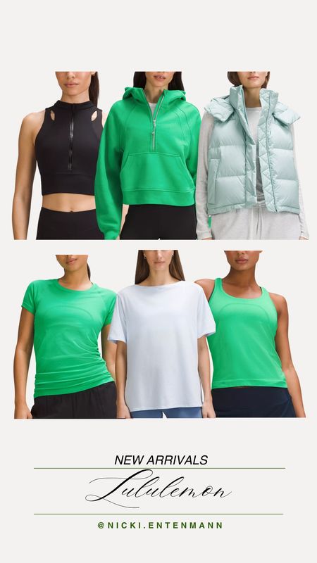 New arrivals from Lululemon! I’m loving the green punch color! 

Lululemon new arrivals, spring green, fitness outfits, workout fits, cute athleisure 

#LTKstyletip #LTKfitness #LTKSeasonal