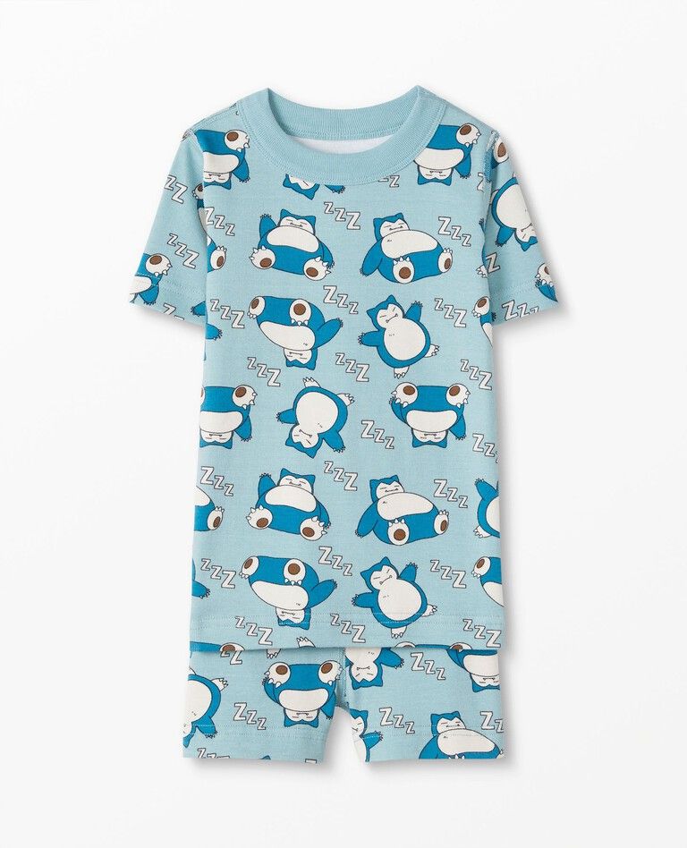 Pokémon Snorlax Short John Pajama Set | Hanna Andersson