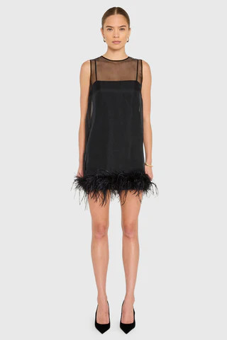 Amanda Uprichard Minnie Dress in Black - Size S | Amanda Uprichard