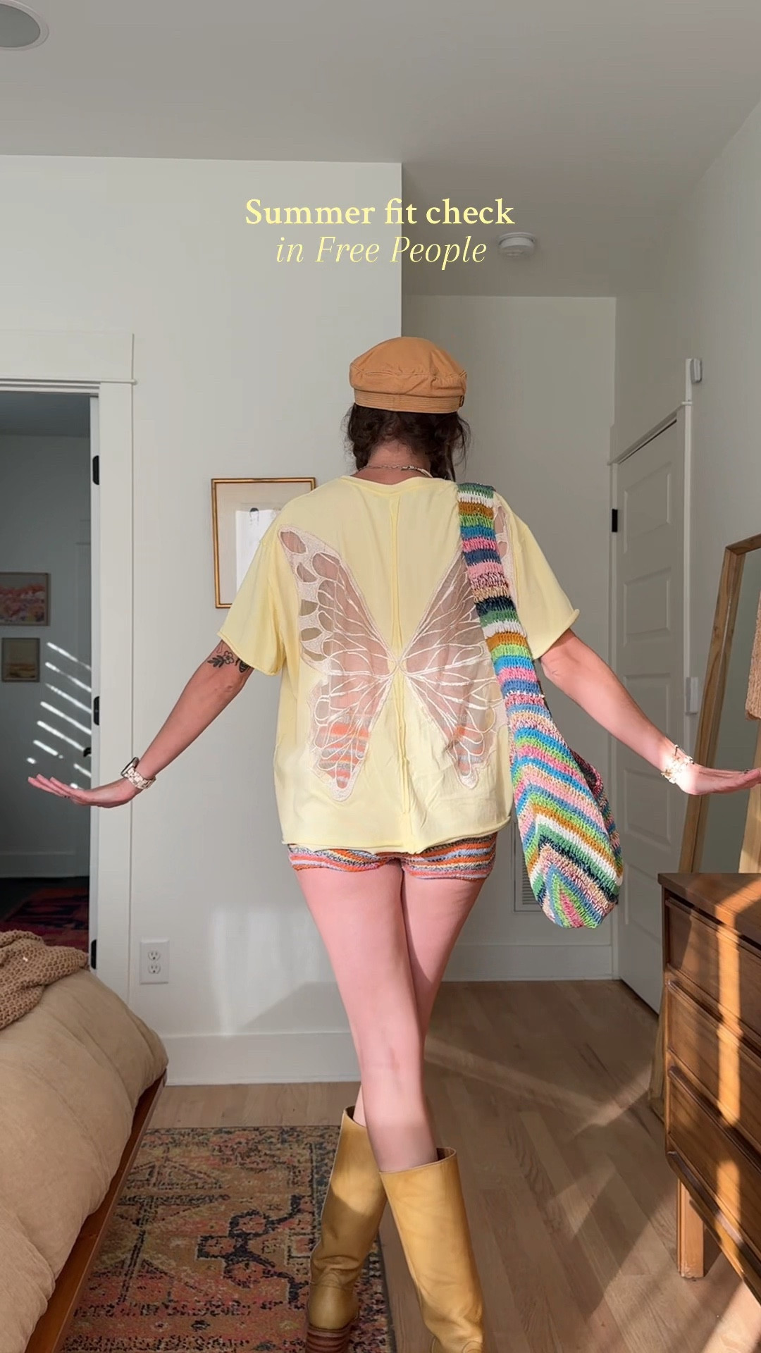 The ultimate sunshiny summer outfit 🌞 loving this Tricia Fix butterfly tee!

#LTKStyleTip #LTKSeasonal