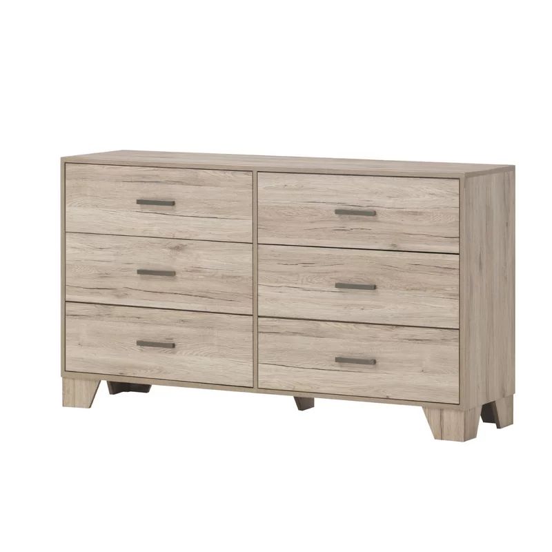 Beckville 6 Drawer 58.5'' W with Mirror | Wayfair North America