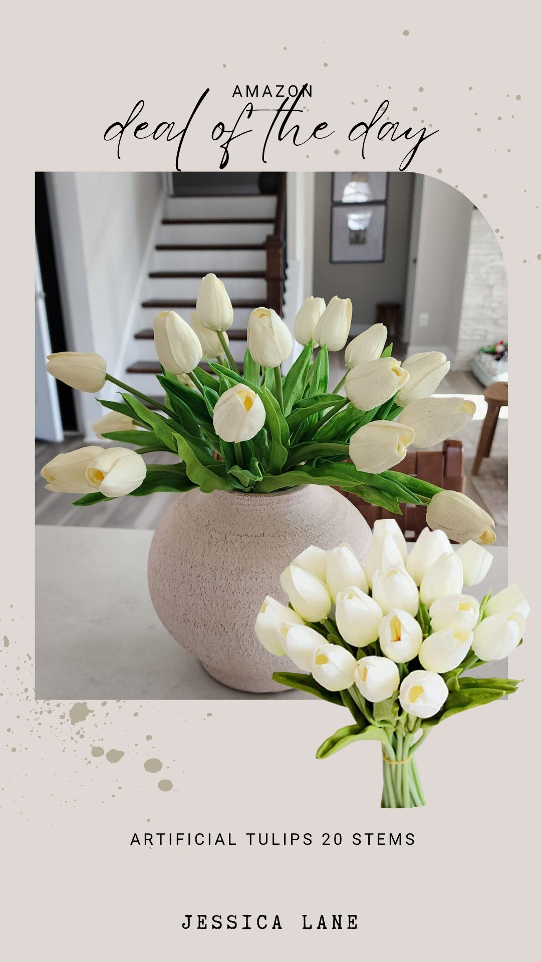 These artificial tulips are the perfect way to add a fresh touch of spring to your home without the maintenance. They look incredibly realistic and fit beautifully in any vase.#amazonspringsale #homedecor #springstyle #amazonfinds

#LTKSeasonal #LTKSaleAlert #LTKHome