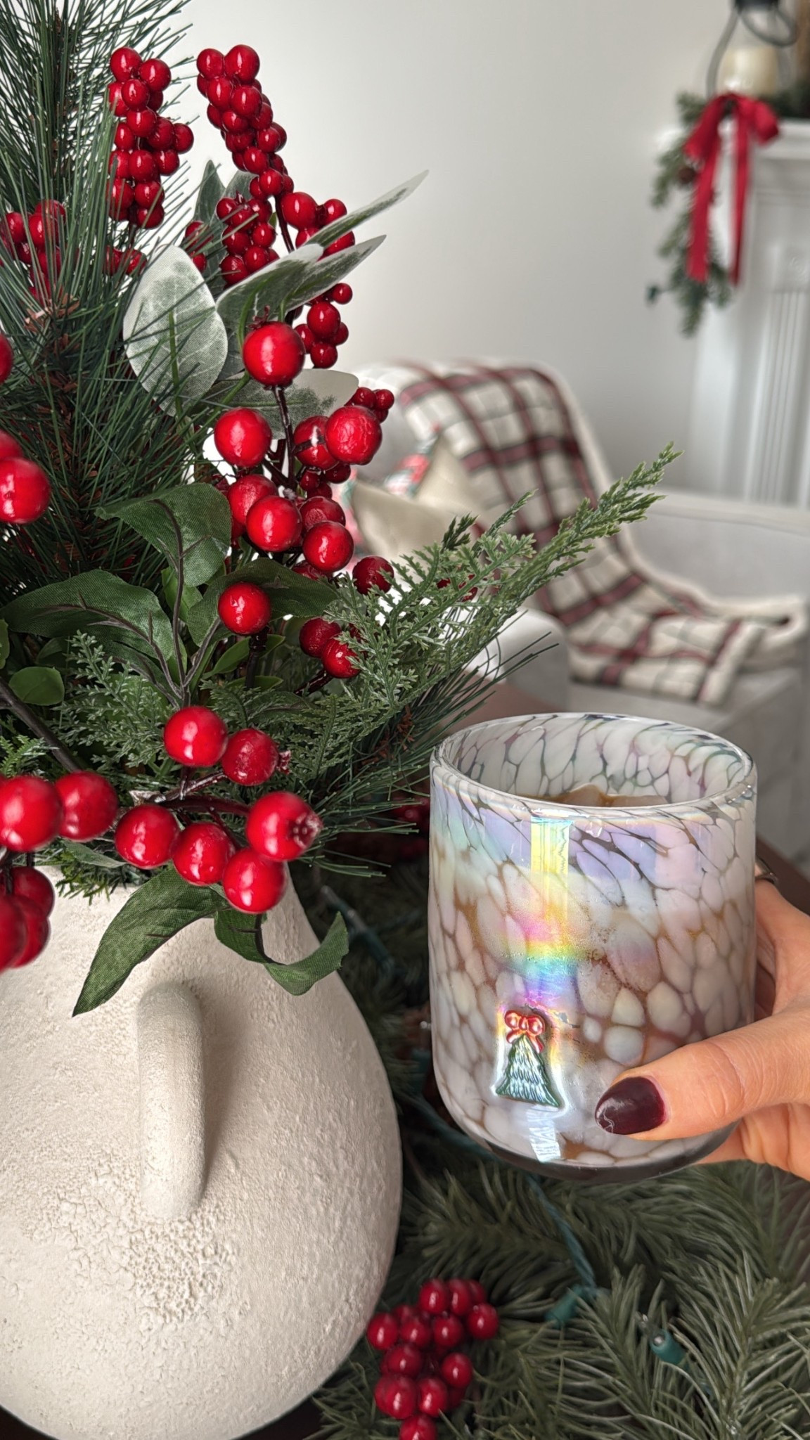 Anthropologie Christmas cup❤️🎄 Love having a cute & festive cup for my coffee or any fun drinks! Also linking the Target dupe

#LTKGiftGuide #LTKHoliday #LTKSeasonal