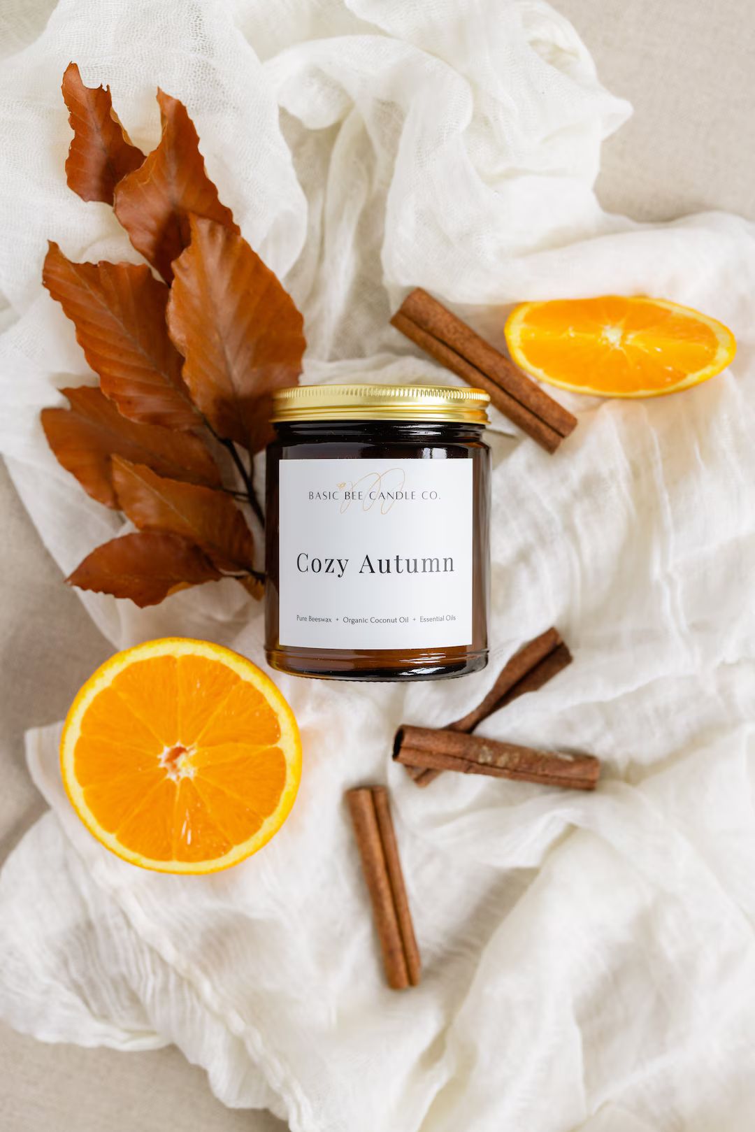 Cozy Autumn Beeswax Candle - Etsy | Etsy (US)