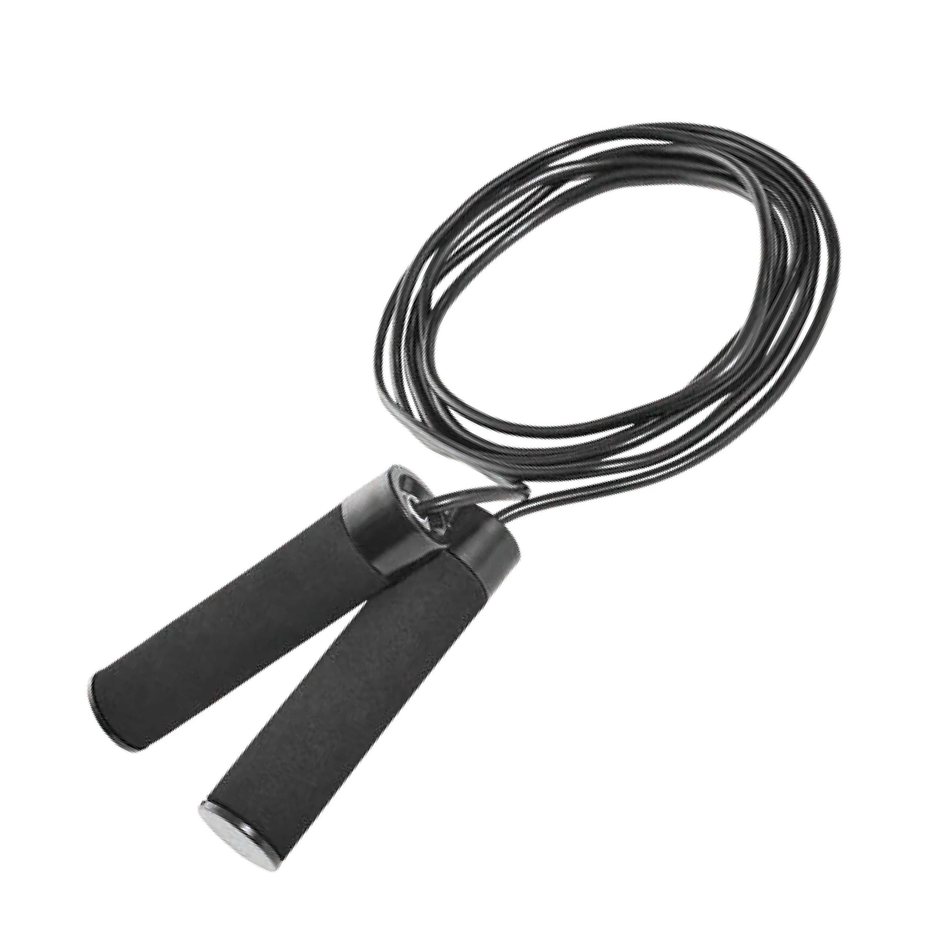 Athletic Works Adjustable Weighted Jump Rope, Adjusts up to 9' Length, Black | Walmart (US)