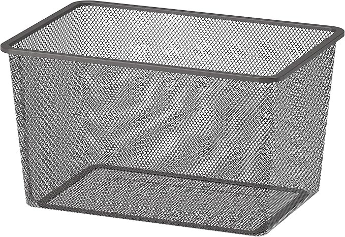 Ikea TROFAST mesh storage box, 42x30x23 cm, dark grey | Amazon (CA)