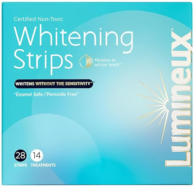 Lumineux Teeth Whitening Strips, 14 Pieces, Sensitivity Free, Non Toxic, 5.9 Ounces (Pack of 1) | Amazon (US)