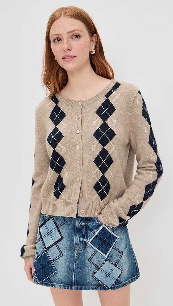Clara Cashmere Crew Cardigan | Shopbop