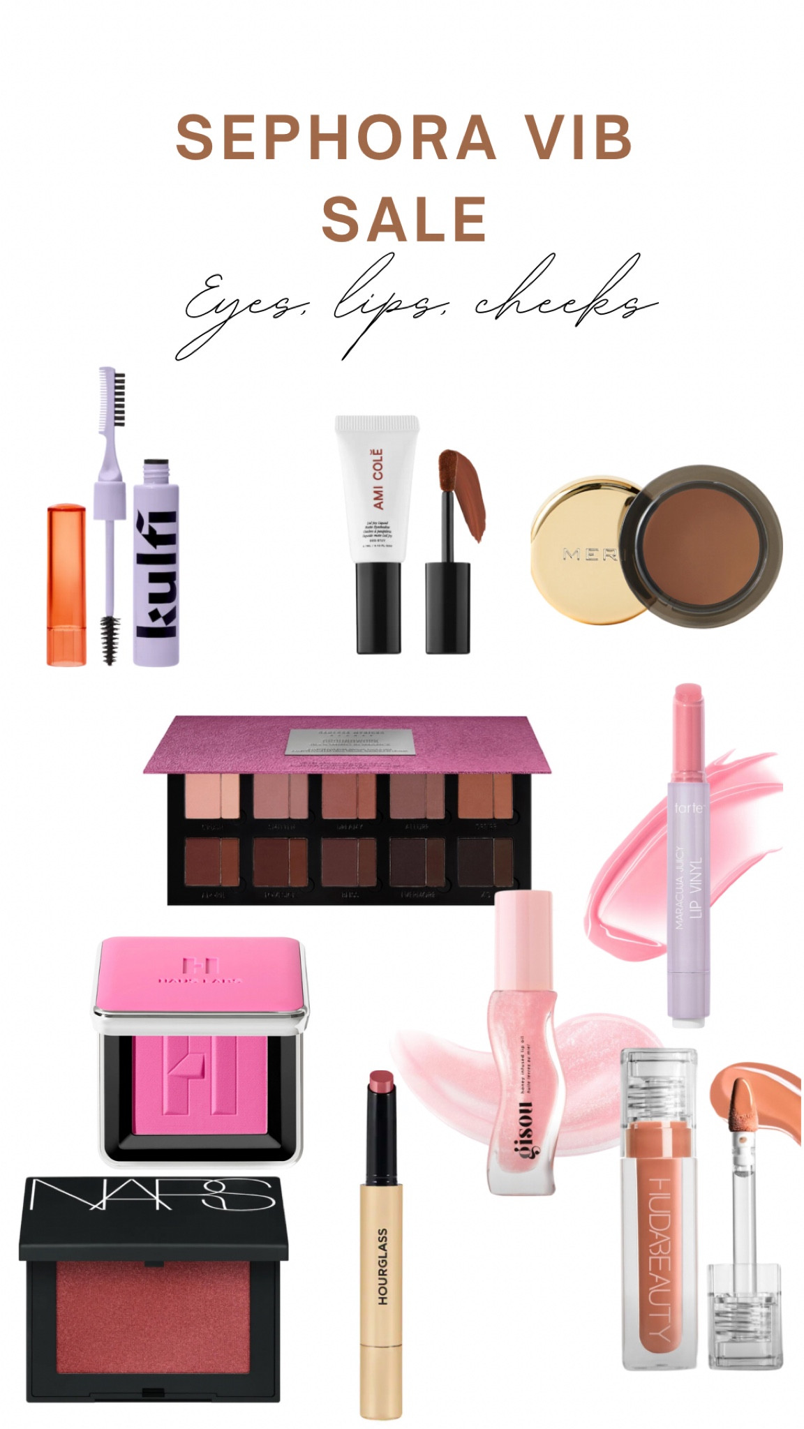 Sephora VIB spring sale! Eyes, lips, & cheeks picks. 

Viral beauty, Sephora haul, beauty haul, eye brow gel, everyday makeup, minimal makeup, glam, beauty routine, luxury makeup.

#LTKsalealert #LTKxSephora #LTKbeauty