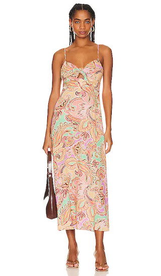 Sierra Midi Dress in Paisley | Revolve Clothing (Global)