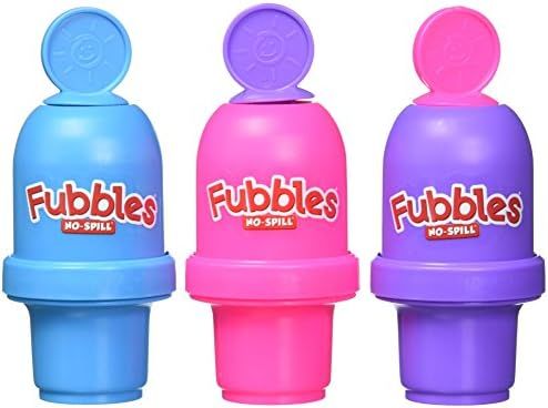 Little Kids Fubbles No Spill Bubble Tumbler Mini 3 Pack Party Favor Set, Includes 2oz of bubble s... | Amazon (US)