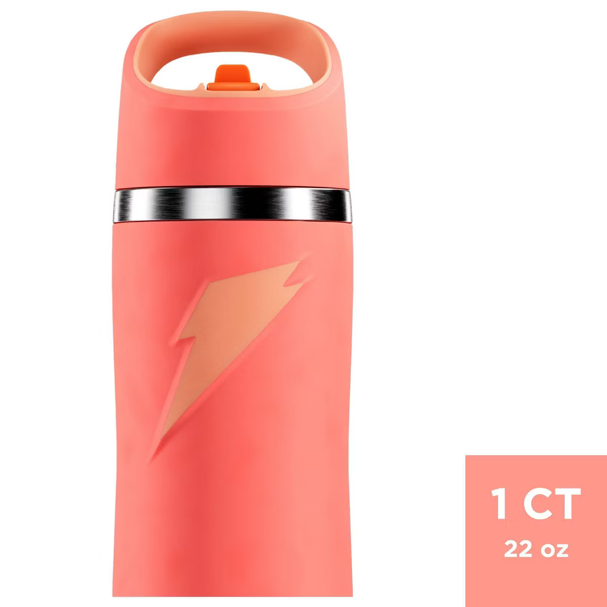 Gatorade 22oz Stainless Steel Water Bottle with Straw | Target