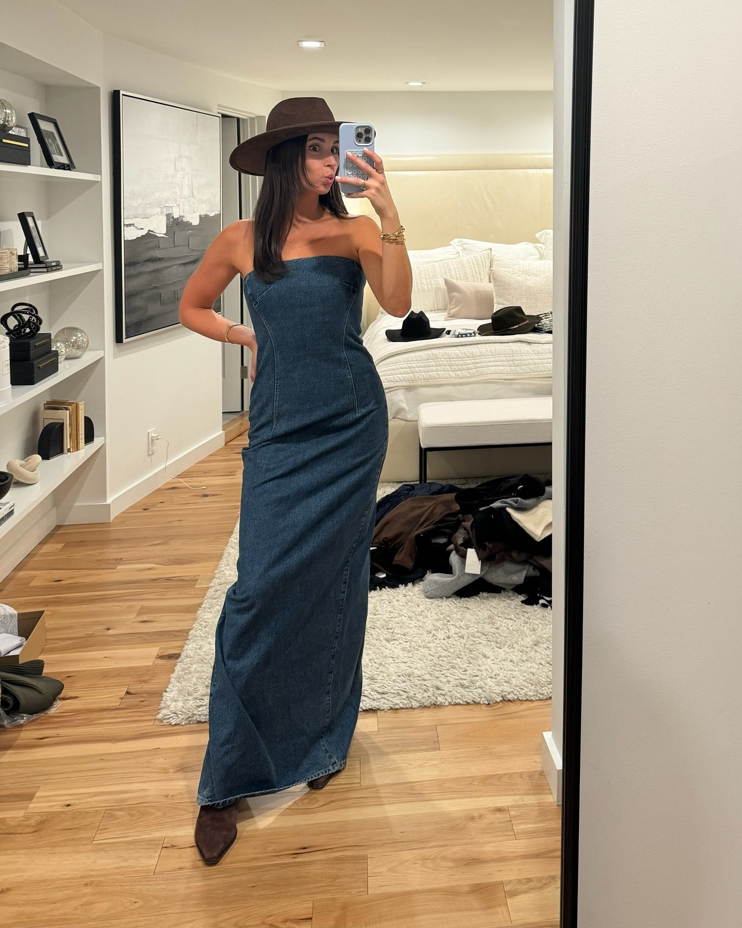 A denim long dress? HELLO🤠