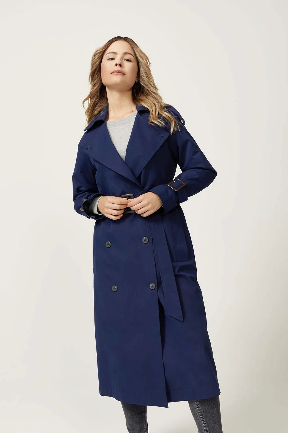 The Trench Navy | Poco By Pippa