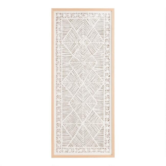Rice Paper Diamond Geo Shadow Box Wall Art | World Market