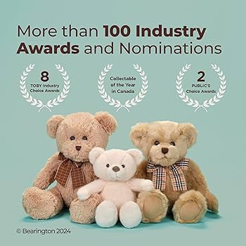 Bearington Collection Lil' Socks Cat Plush Toy - 8-Inch Striped Realistic Cat Stuffed Animal for ... | Amazon (US)