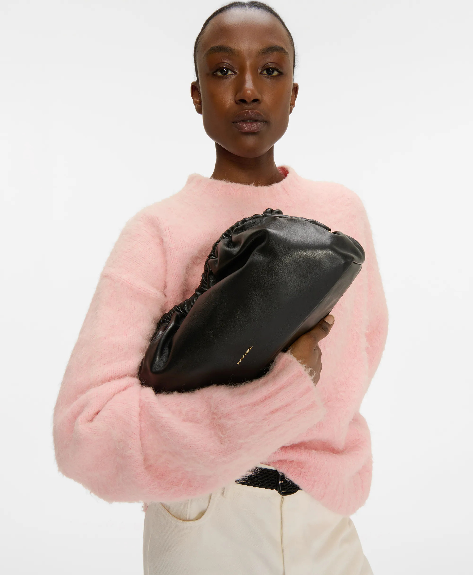 Oversized Cloud Clutch - Ebony | MANSUR GAVRIEL