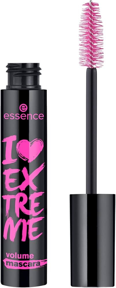 essence | Máscara I Love Extreme Volume (Paquete de 1) | Sin copos, volumen intenso y dramático... | Amazon (US)