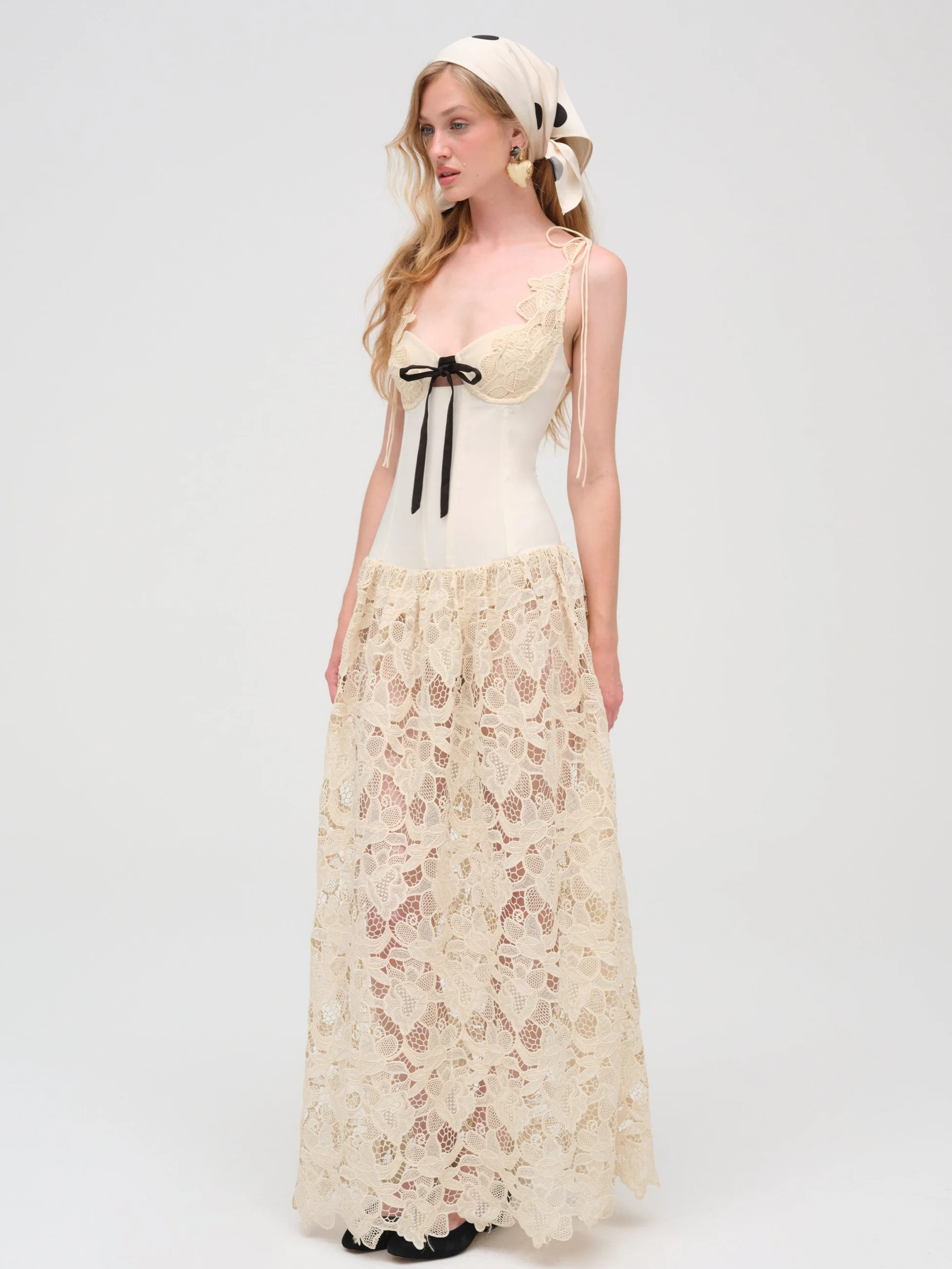 Coco Lace Maxi Dress | For Love & Lemons