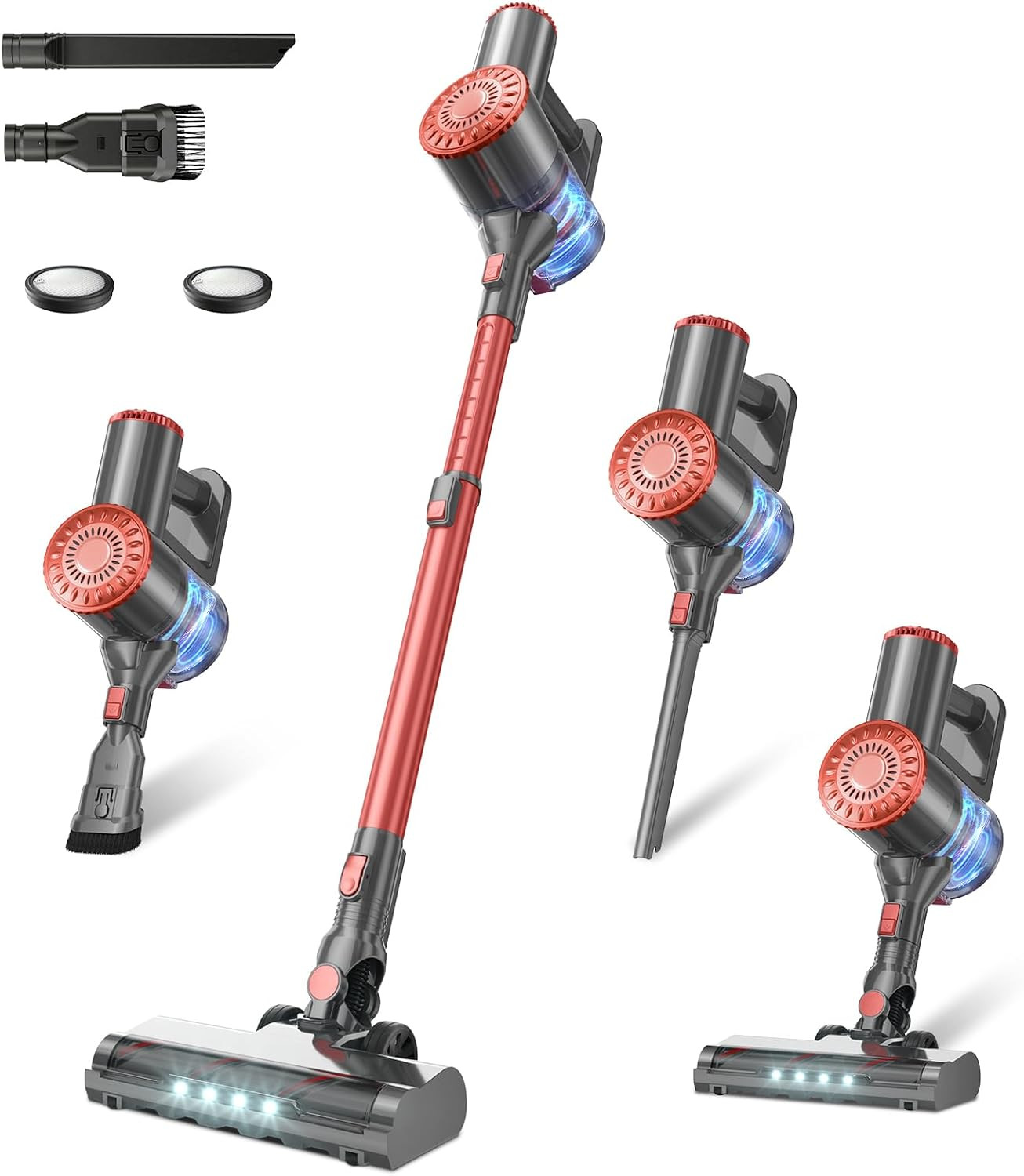 Tipdiy Cordless Vacuum Cleaner with 45KPA 45Mins for Hard Floor & Carpet | Amazon (US)