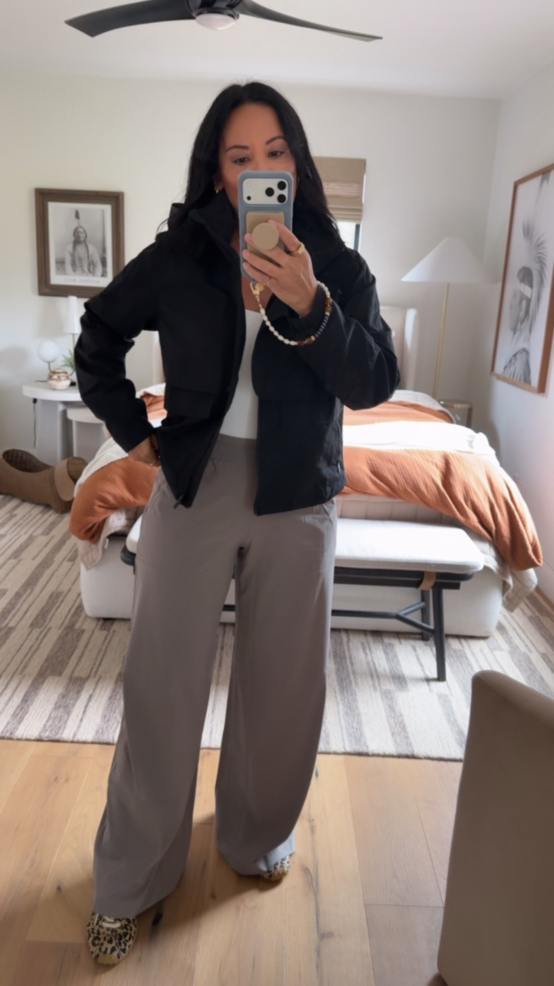 Rain jacket size 8, bodysuit size large, pants size 8 (I’m a size 8/10), sneakers fit tts. 

#LTKOver40 #LTKTravel #LTKSaleAlert