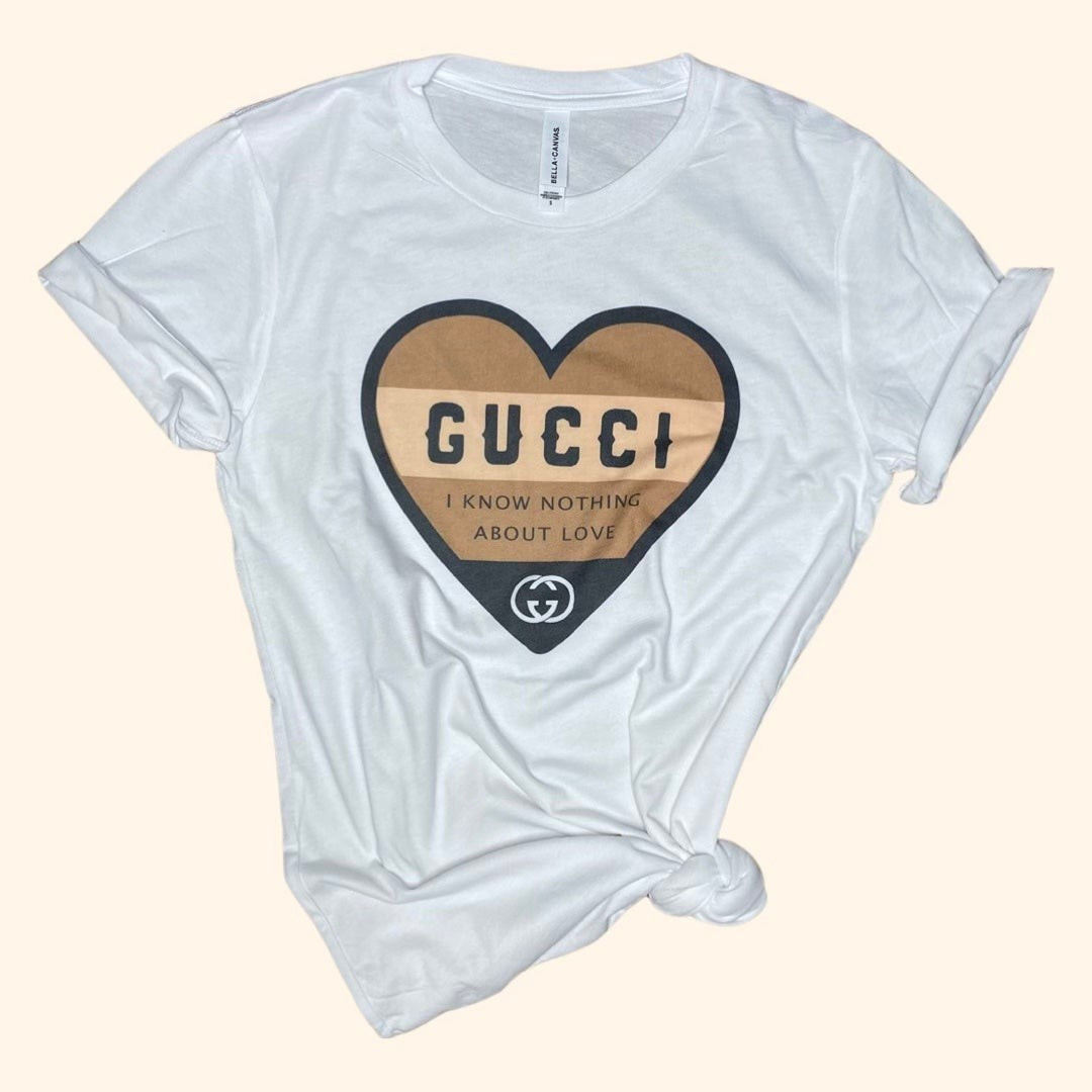 Nothing to do with Love T-shirt (Vintage Feel) BROWN | Sassy Queen