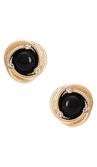 Ezra Stud Earrings in Gold | Revolve Clothing (Global)