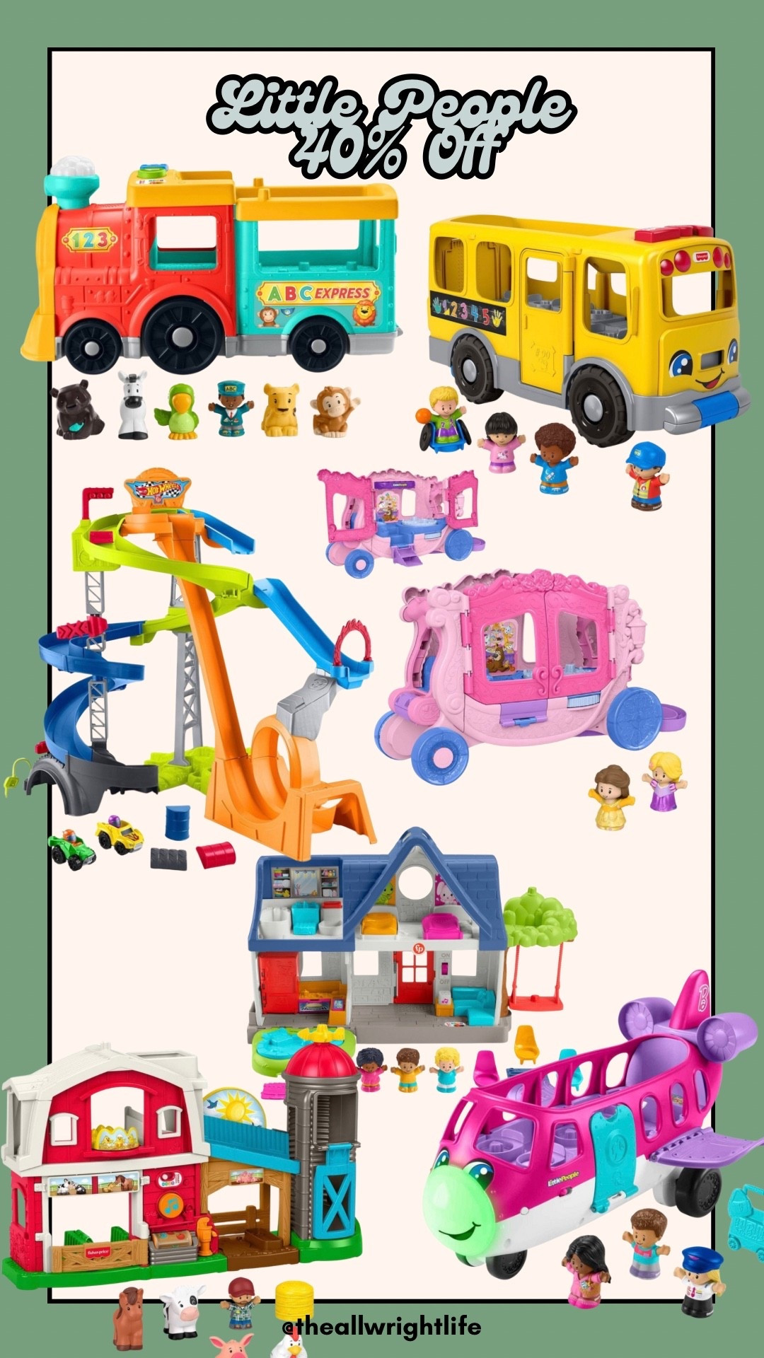 GREAT PRICE on Little People sets from Fisher Price!

Gift ideas for toddlers
Gift ideas for toddler boys
Gift ideas for toddler girls
Christmas gifts for toddlers
Christmas gifts for toddler boys
Christmas gifts for toddler girls


#LTKGiftGuide #LTKKids #LTKmomlife