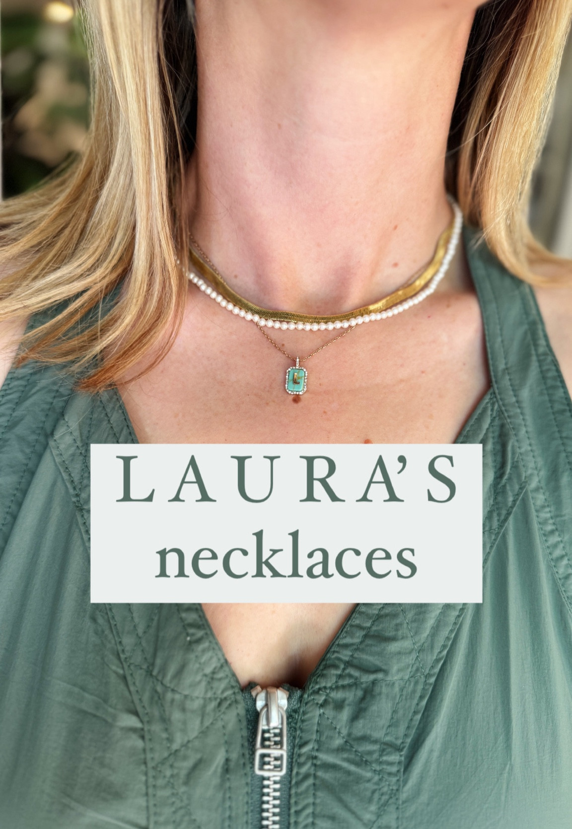 Laura’s necklace stack! 

#LTKSeasonal #LTKOver40 #LTKStyleTip